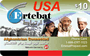 $10.00 Ertebat (U.S.A.) phone card